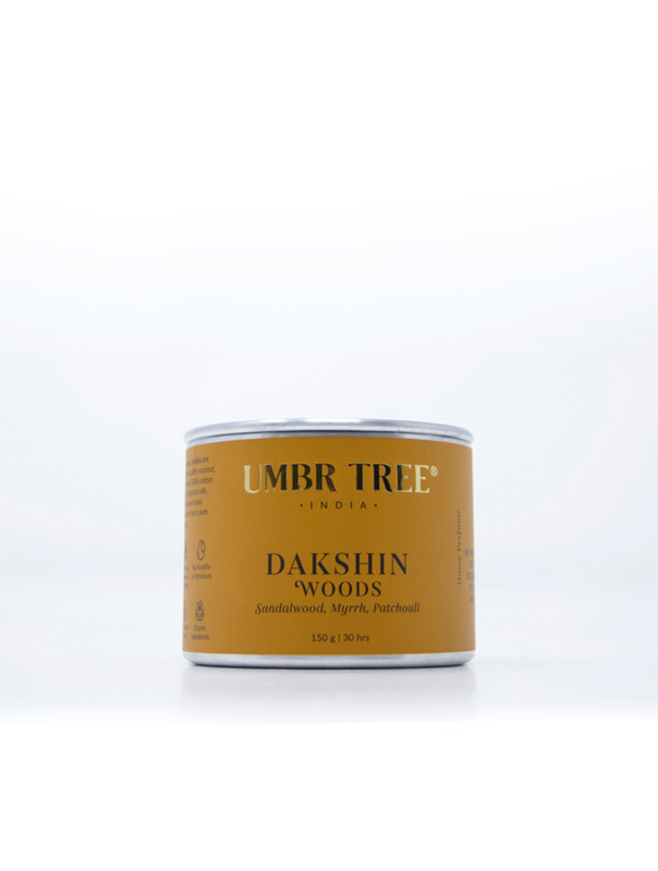Dakshin Woods Fine Fragrance Candle, Natural Air Purifier, Toxin Free, 150g, 30hrs
